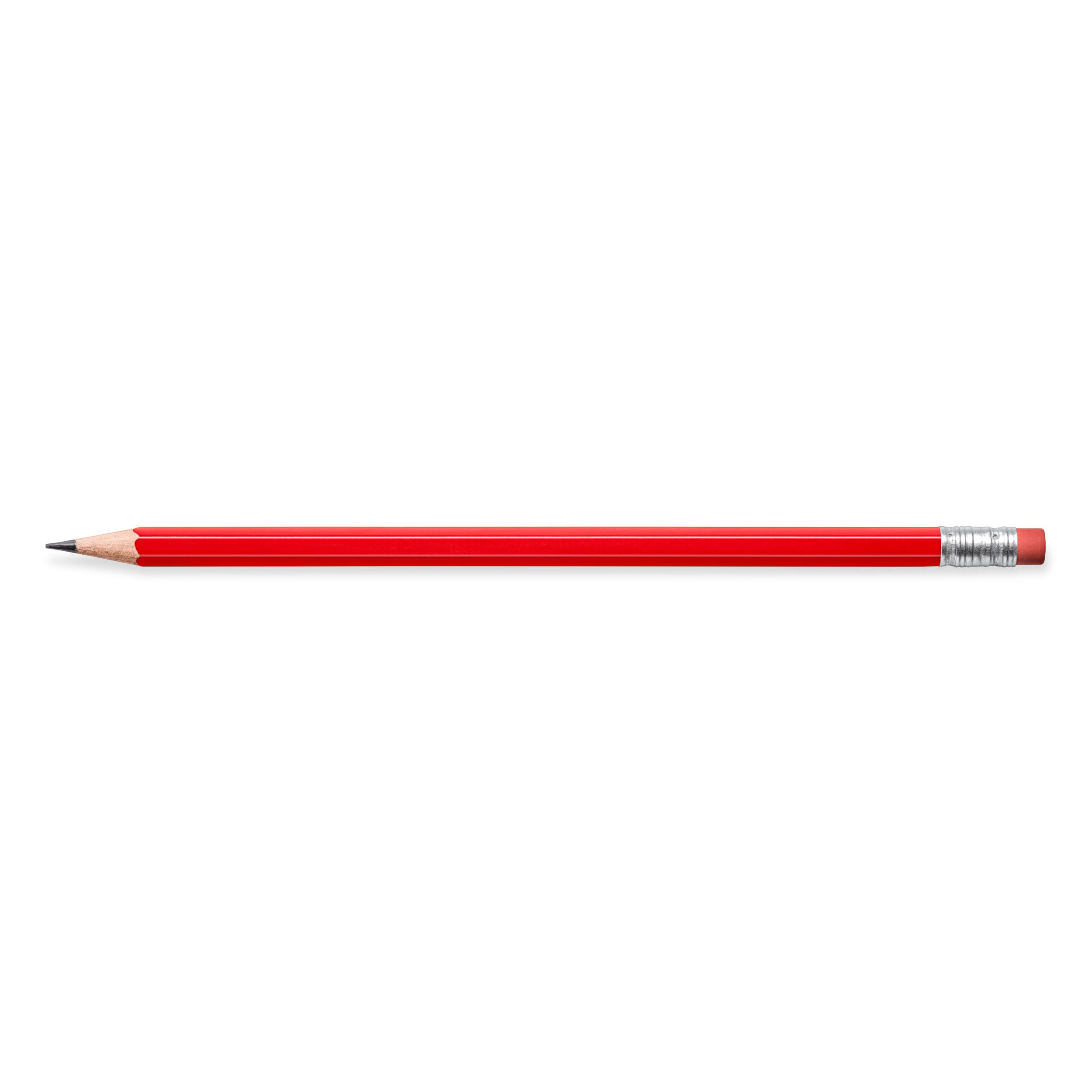 STAEDTLER Bleistift hexagonal mit Radiertip