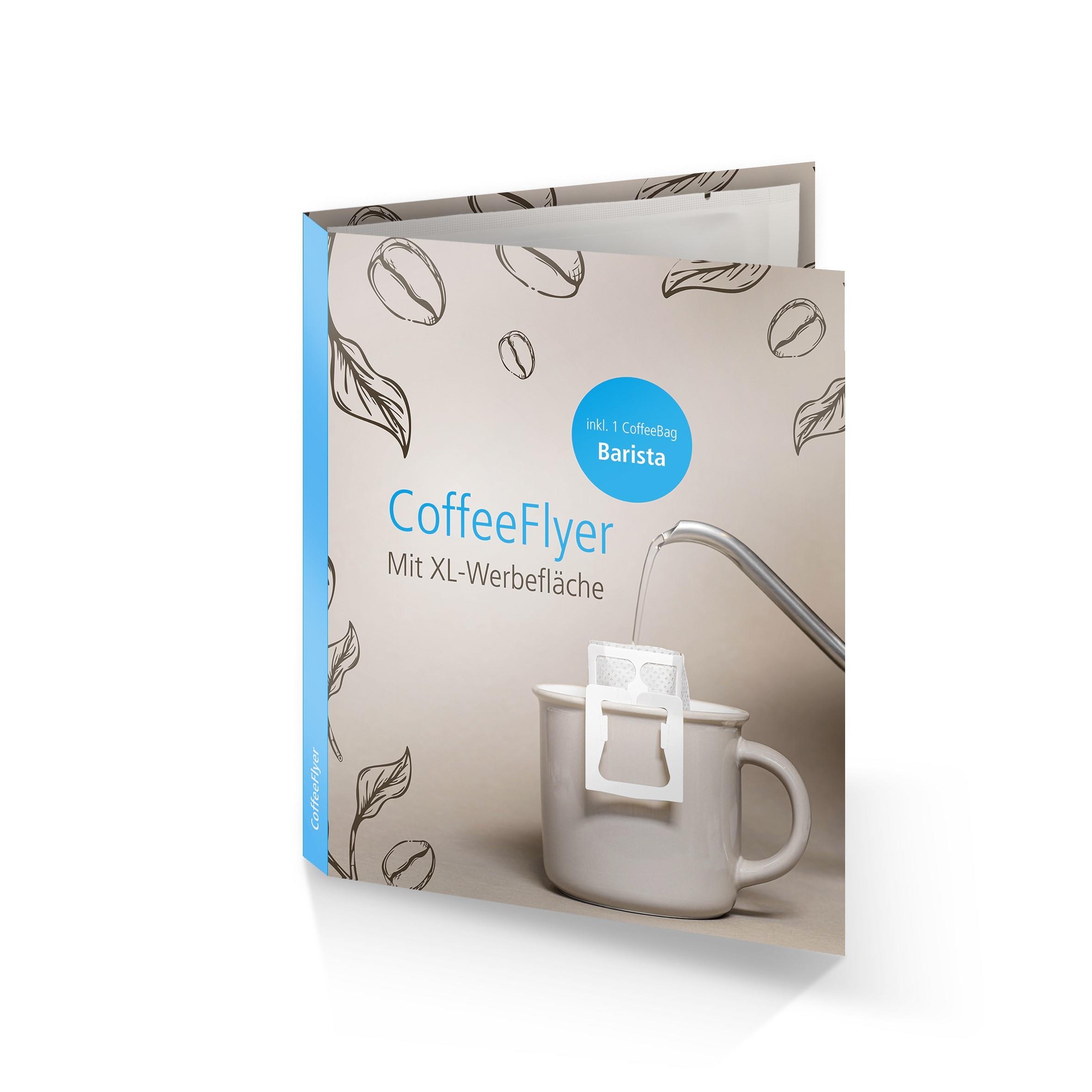 CoffeeFlyer - Barista - weiß, Individual Design